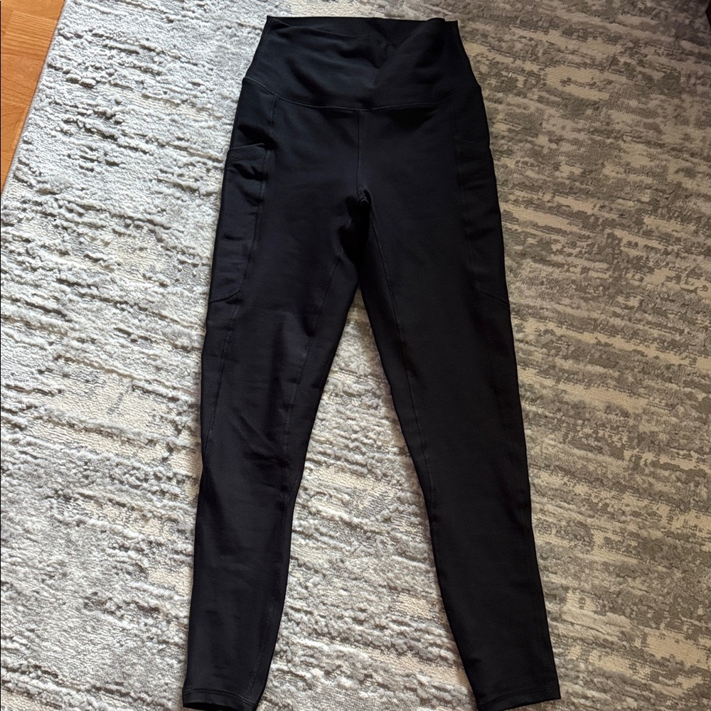 Abercrombie YPB Black High-Waisted Leggings